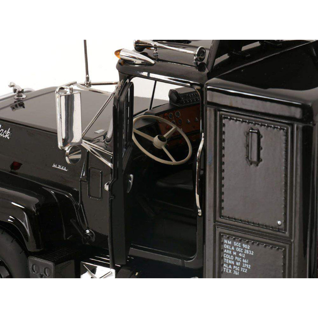 1974 Mack RL700 Tractor "R.D. Trucking" (Black) "Convoy" (1976)