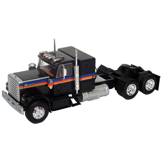 1977 Chevrolet Bison Tandem Axle Sleeper Cab Road Tractor (Black w/Stripes)