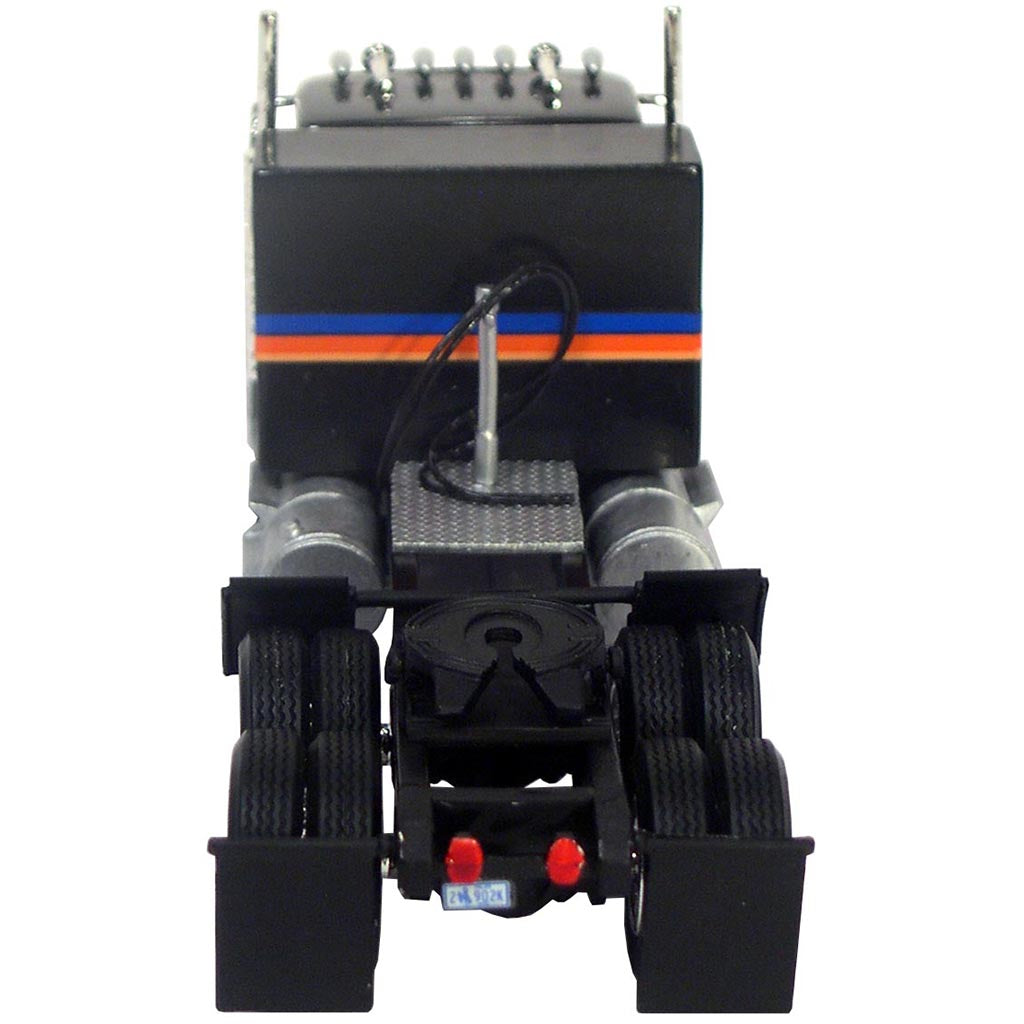 1977 Chevrolet Bison Tandem Axle Sleeper Cab Road Tractor (Black w/Stripes)