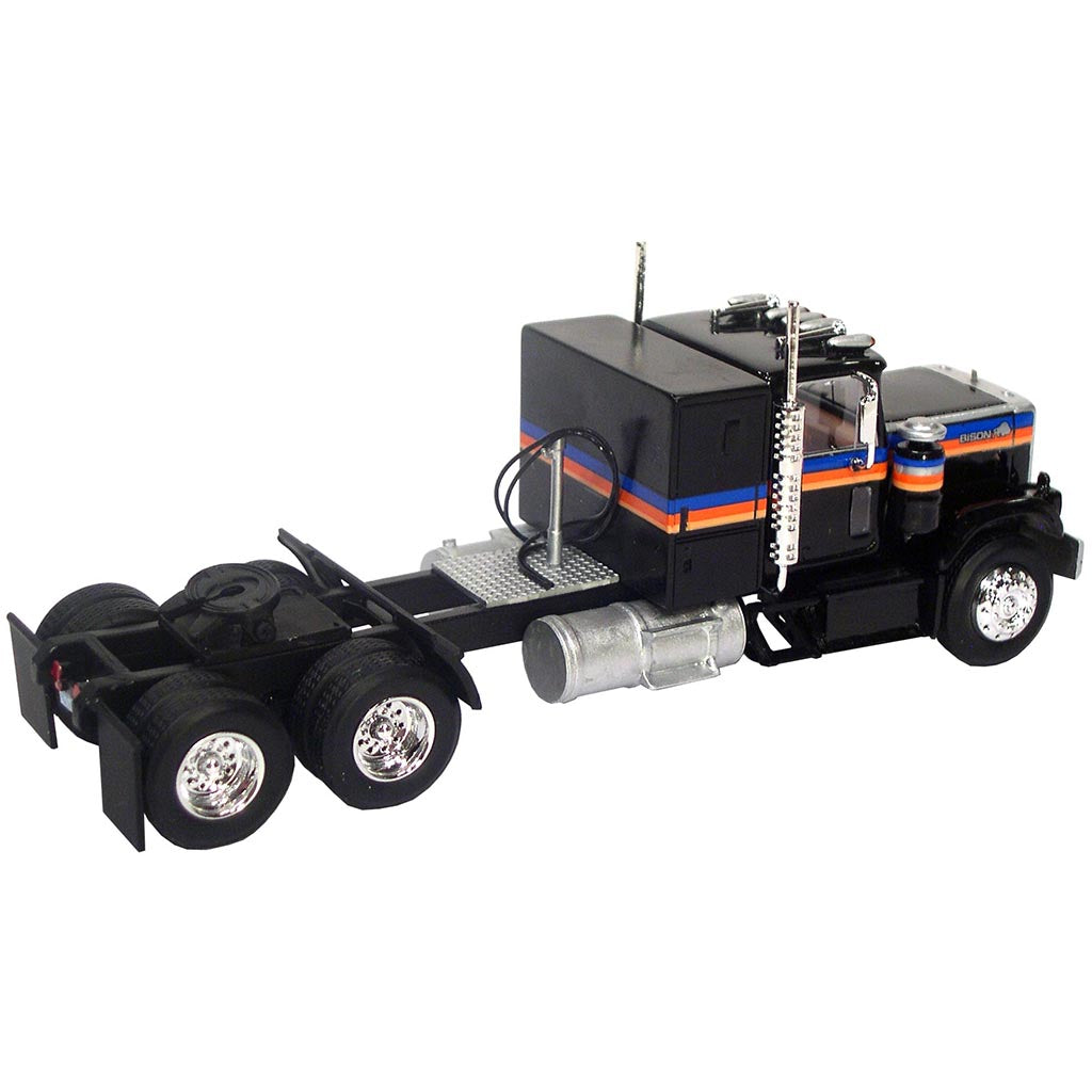 1977 Chevrolet Bison Tandem Axle Sleeper Cab Road Tractor (Black w/Stripes)