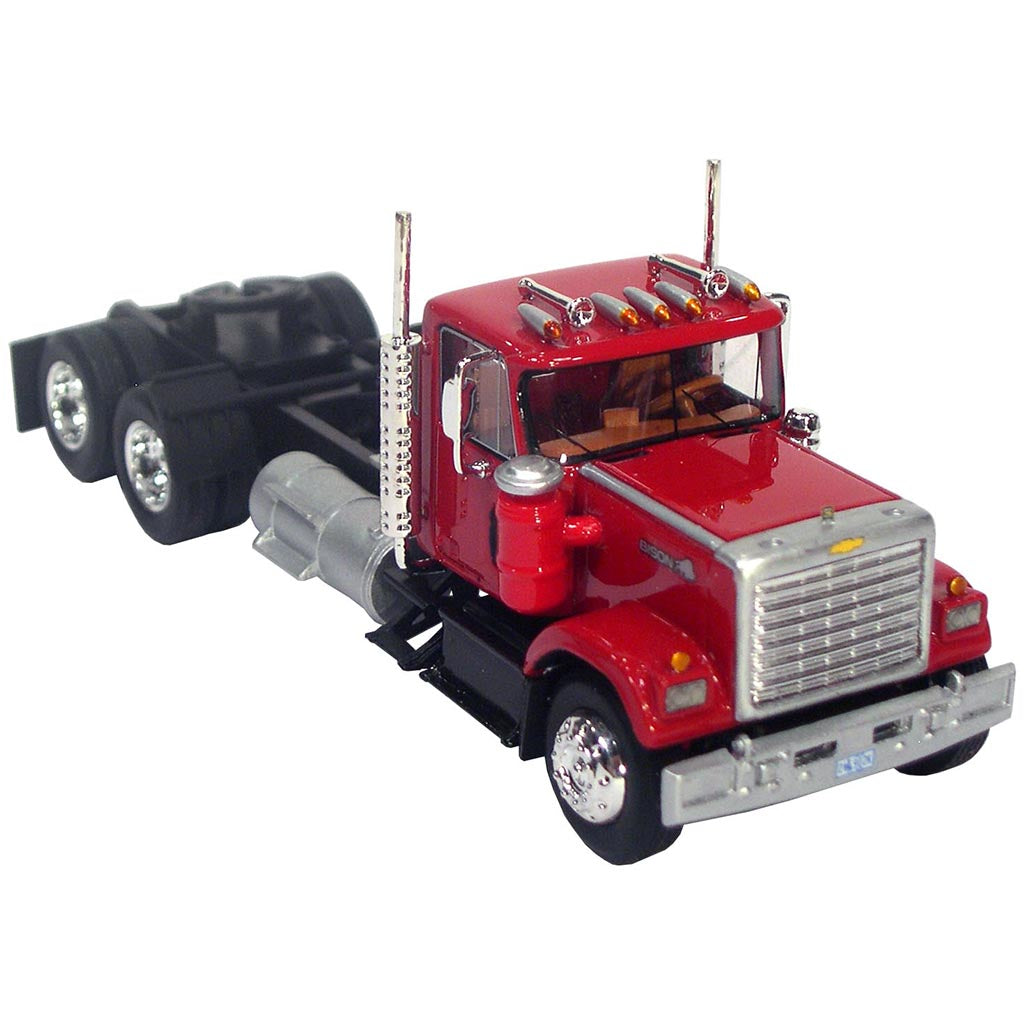1980 Chevrolet Bison Tandem Axle Day Cab Road Tractor (Red)