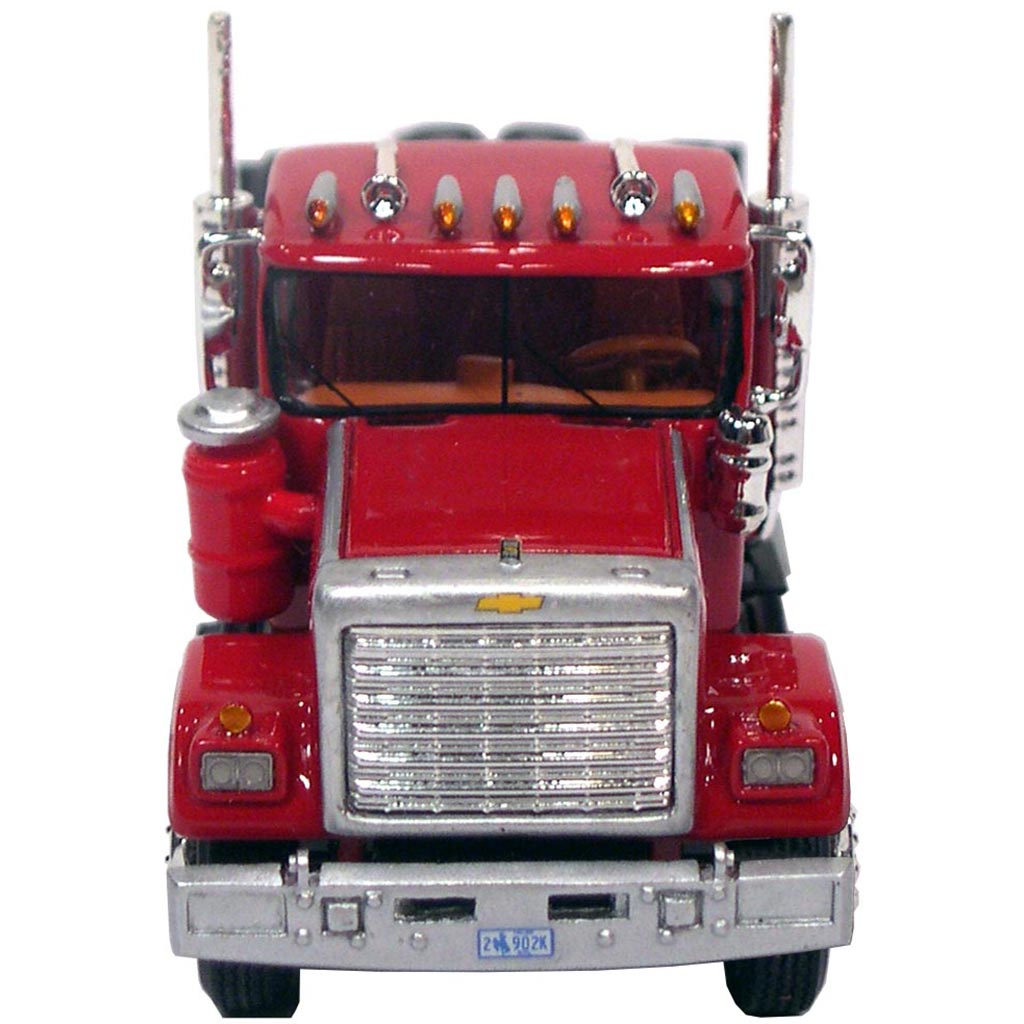 1980 Chevrolet Bison Tandem Axle Day Cab Road Tractor (Red)
