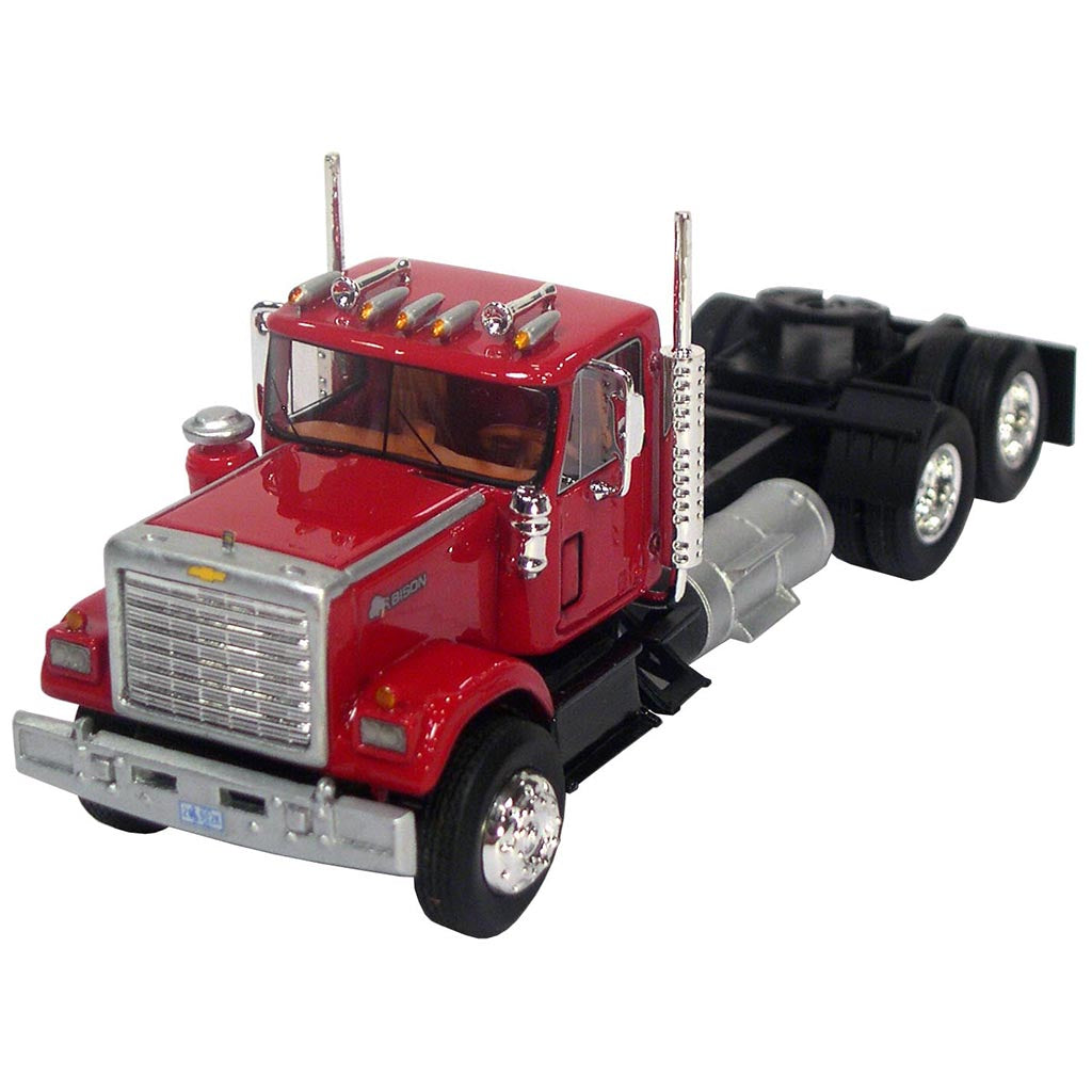 1980 Chevrolet Bison Tandem Axle Day Cab Road Tractor (Red)