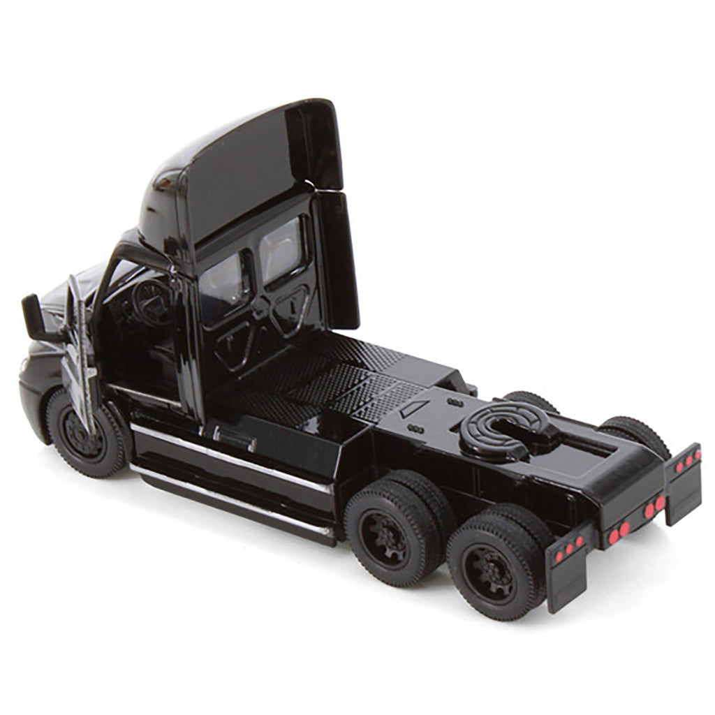 Model of a 2022 Freightliner eCascadia Day Cab Tractor on a White Background