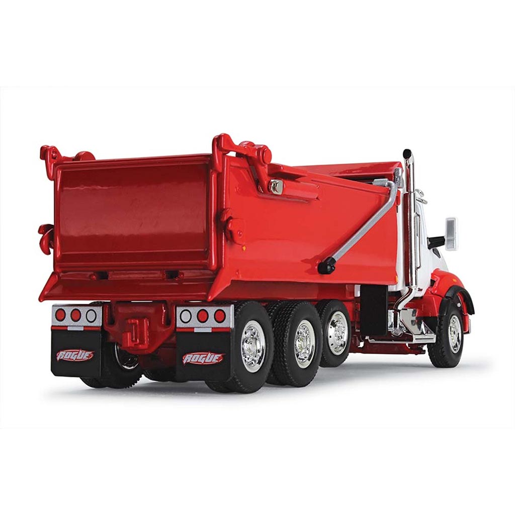Kenworth T880 with Rogue Bed Dump Truck (White/Viper Red)