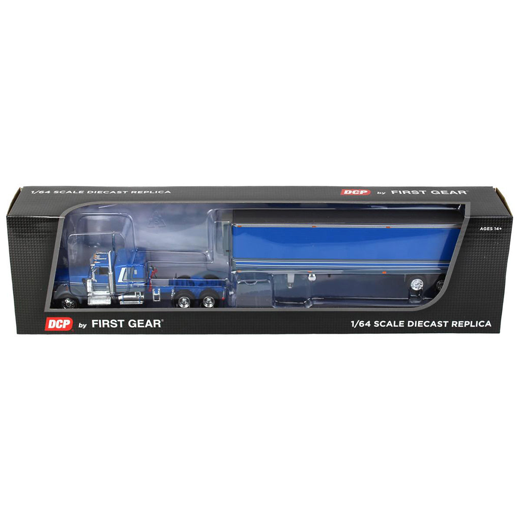 Kenworth W900A w/40' Reefer Van Trailer (Blue)