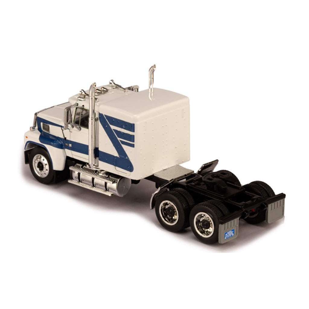 1978 Ford LTL-9000 Tractor (White w/Blue Stripes)