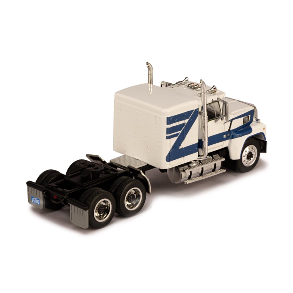 1978 Ford LTL-9000 Tractor (White w/Blue Stripes)