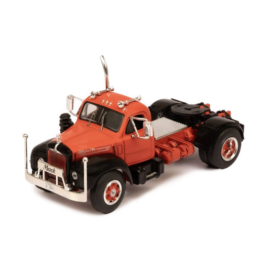 1953 Mack B-61 Day Cab Tractor (Red w/Black Fenders)