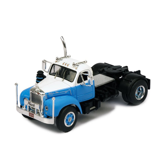 1953 Mack B-61 Day Cab Tractor (Blue/White)