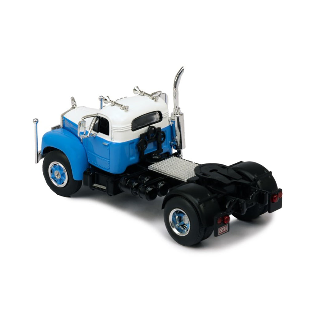 1953 Mack B-61 Day Cab Tractor (Blue/White)
