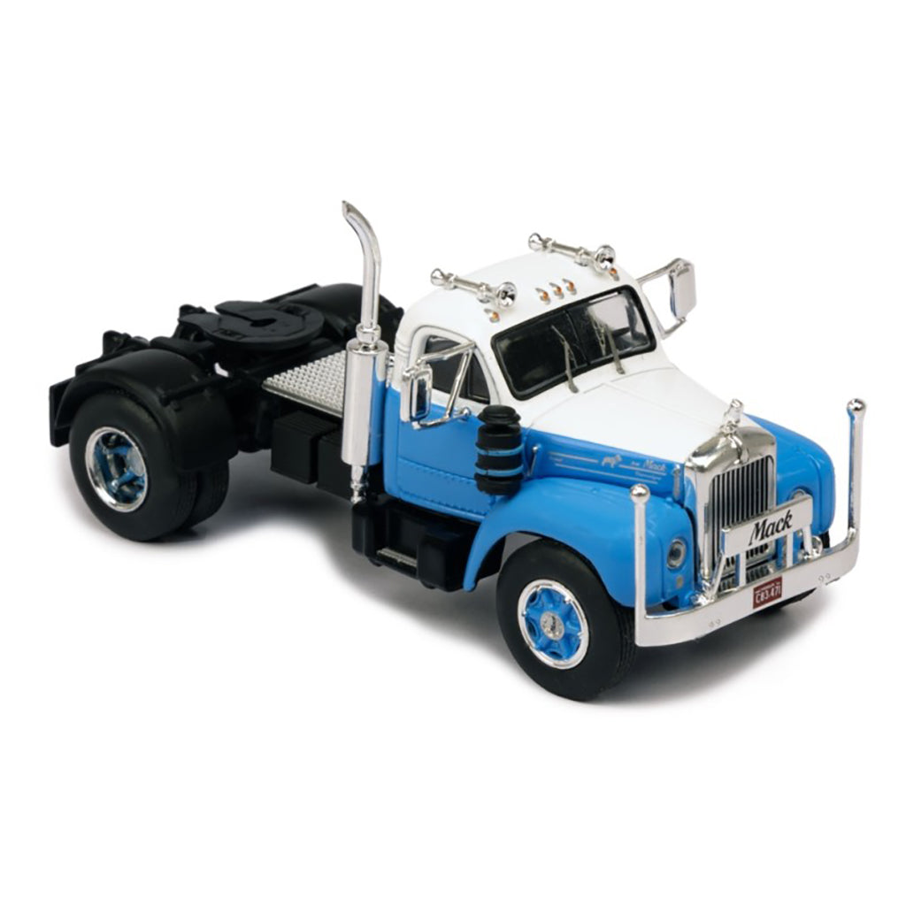 1953 Mack B-61 Day Cab Tractor (Blue/White)