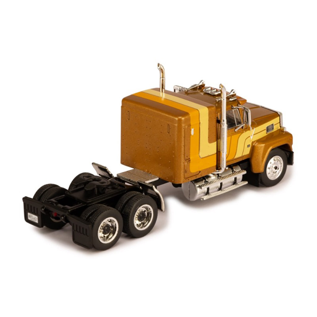 1978 Ford LTL-9000 Tractor (Brown w/Orange & Cream Stripes)