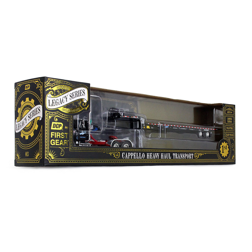 Model truck in packaging with 'Legacy Series' branding on a white background