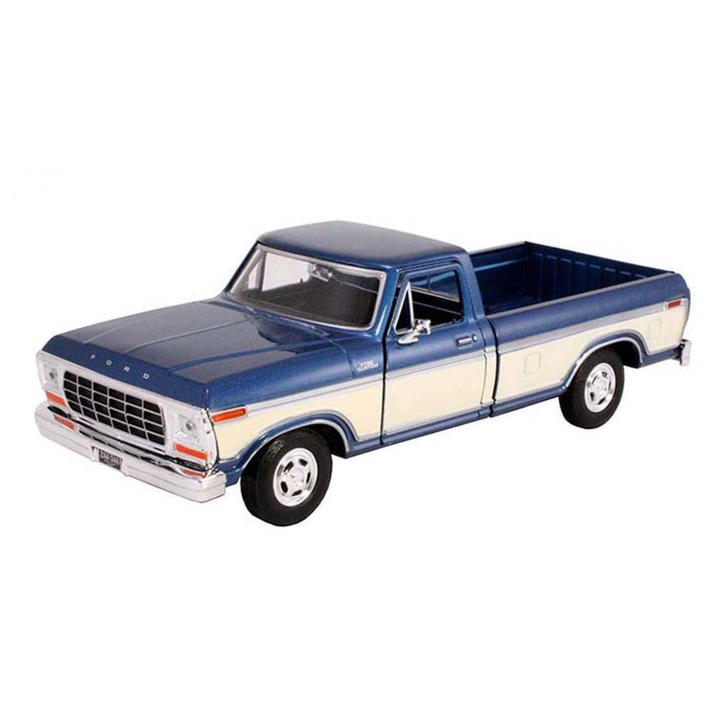 1979 Ford F-150 Custom Pickup Truck (Blue/Cream)