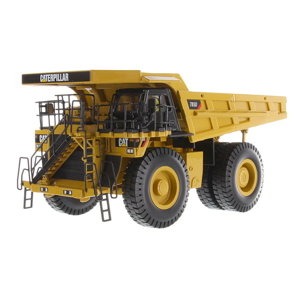 Model of a Caterpillar 785D Mining Dump Truck on a White Background