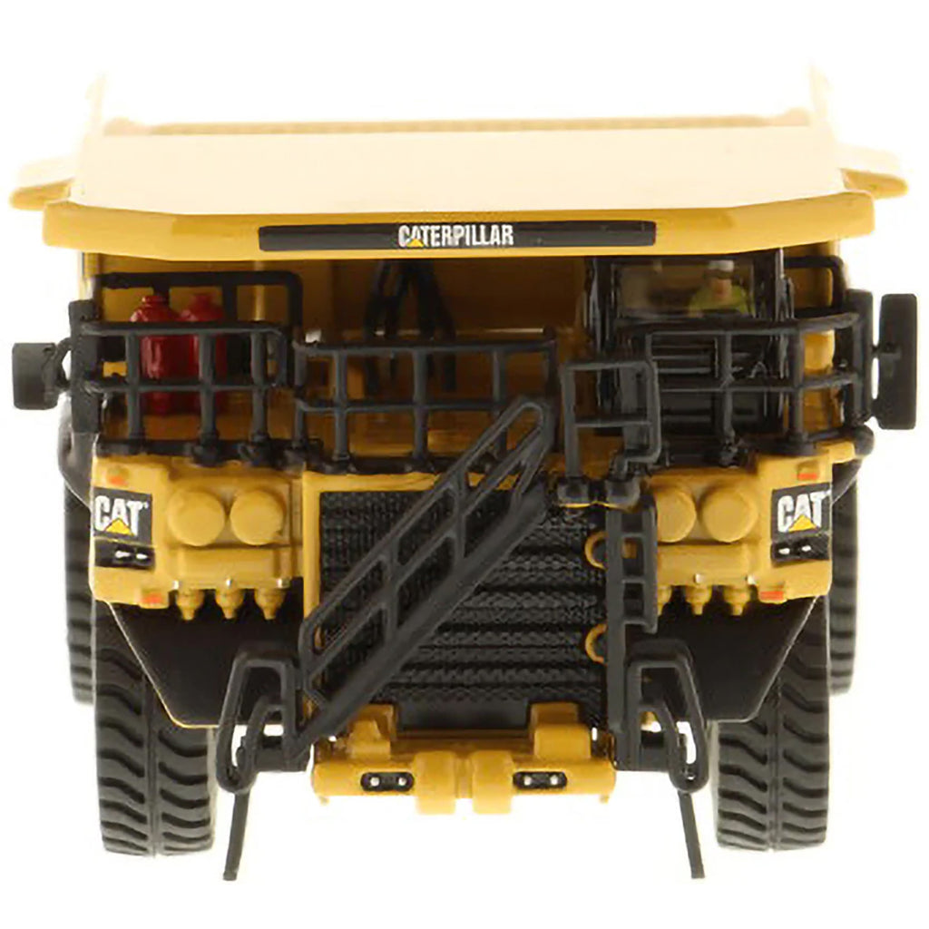 Model of a Caterpillar 793F Mining Dump Truck on a White Background