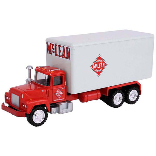 Mack R-600 Delivery Box Truck "McLean Trucking Co." (Red/Gray)