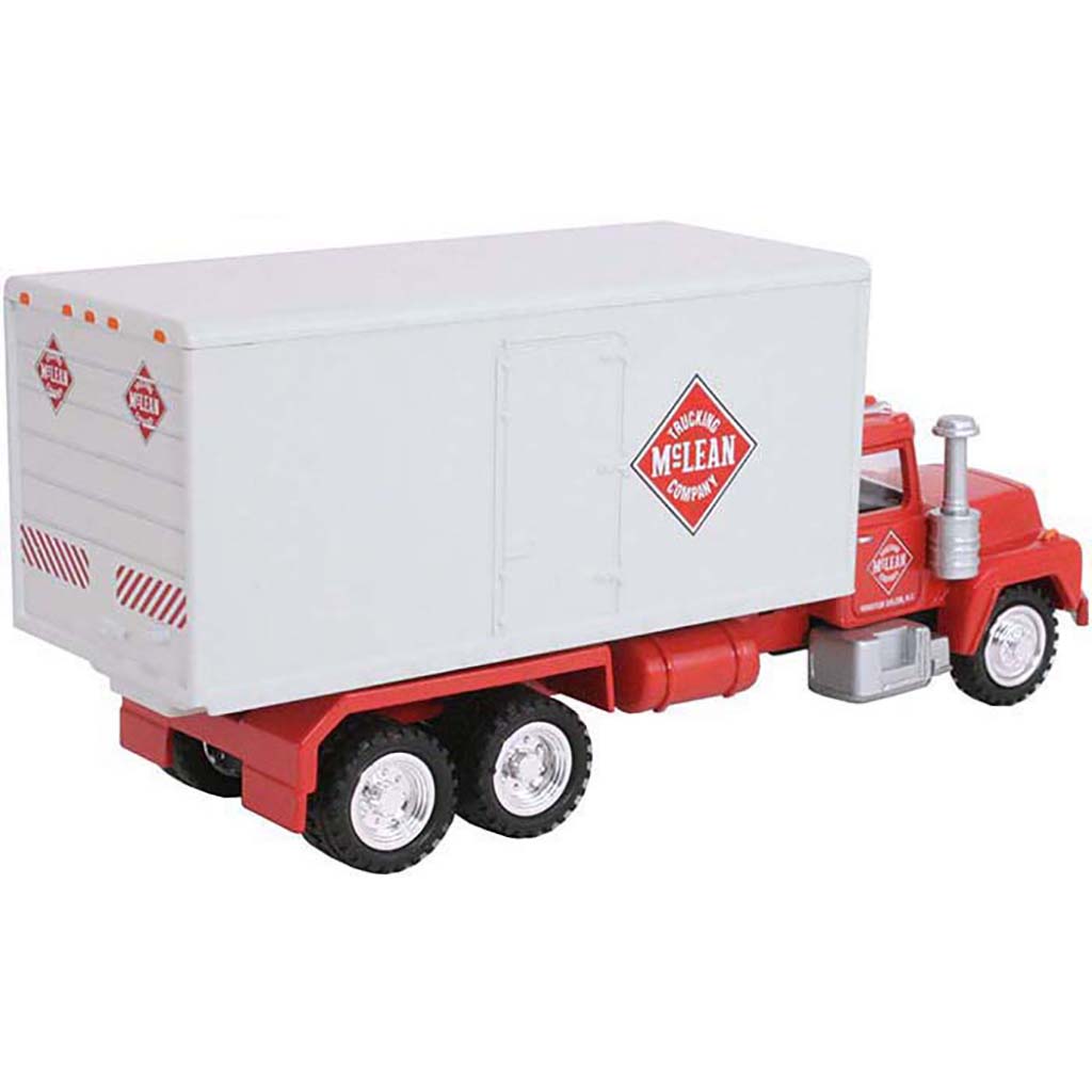 Mack R-600 Delivery Box Truck "McLean Trucking Co." (Red/Gray)