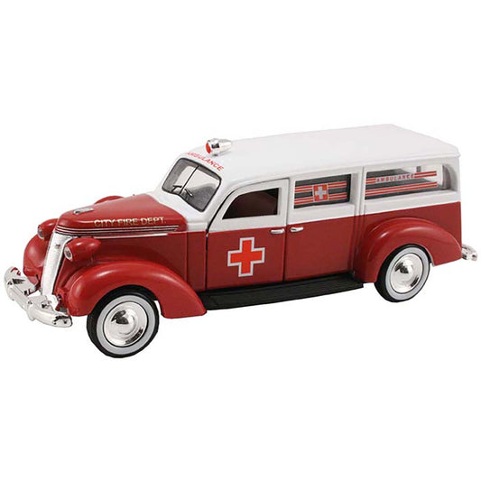 1937 Studebaker Ambulance (Red/White)
