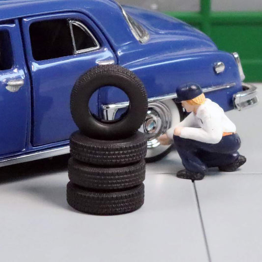 1:48 Scale Truck Tires (4)