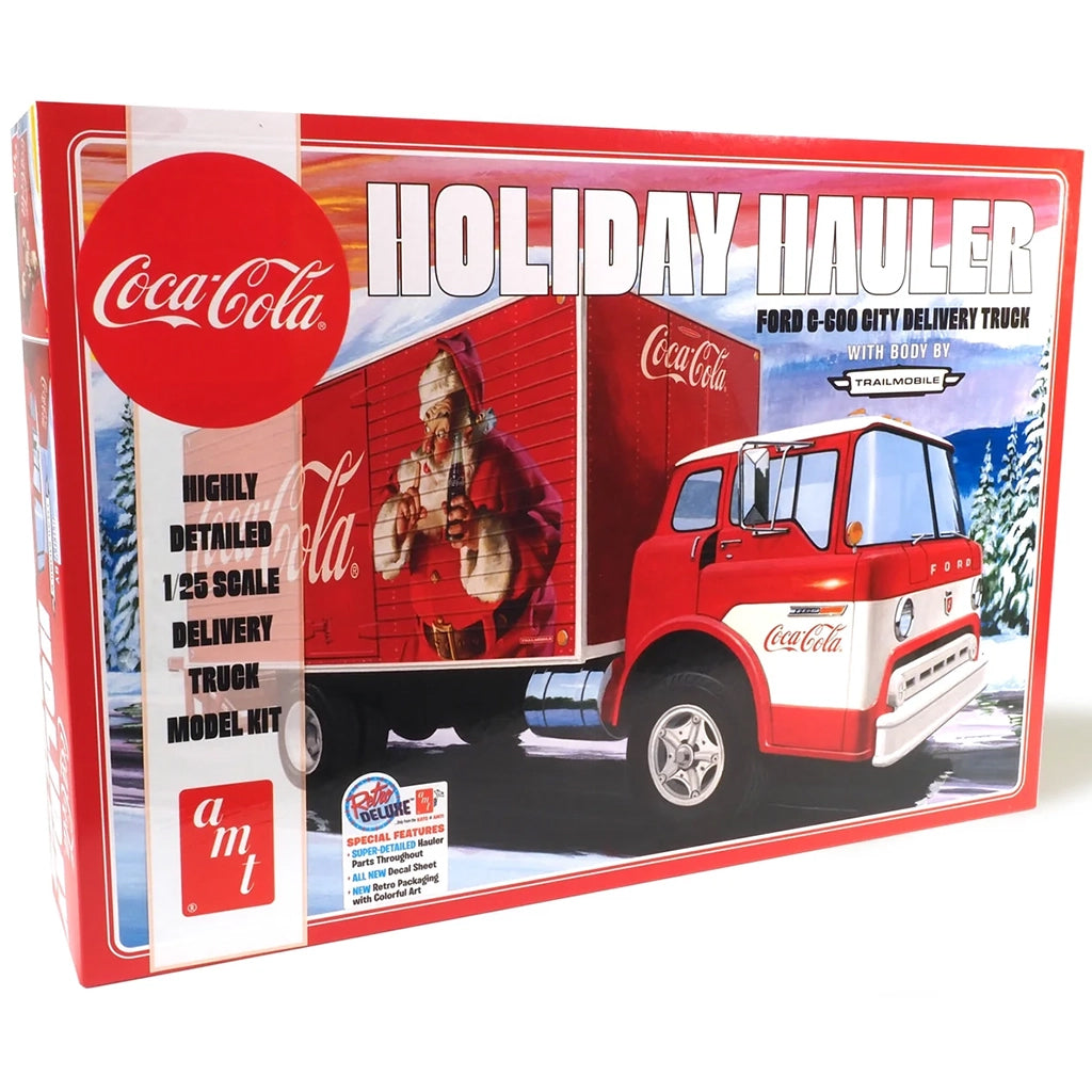 Coca-Cola Holiday Hauler model truck kit packaging