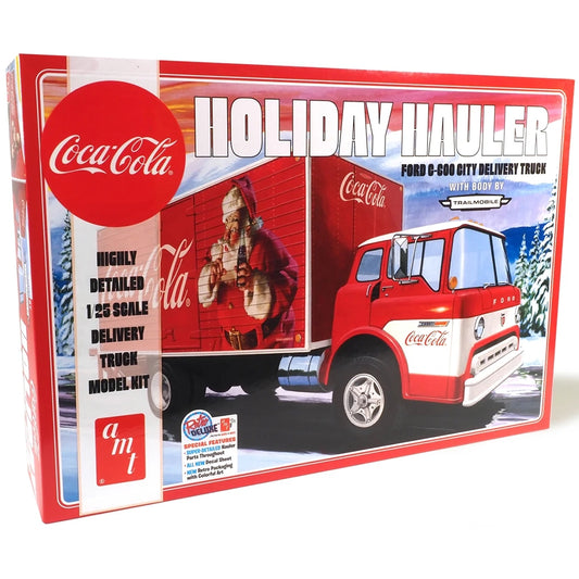 Coca-Cola Holiday Hauler model truck kit packaging