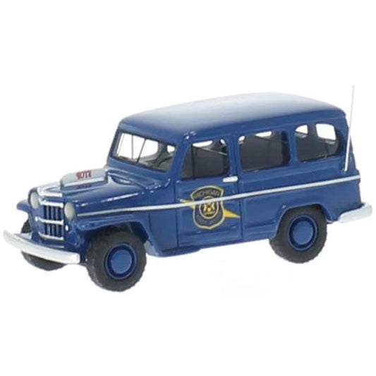 1954 Willys Jeep Station Wagon "Michigan State Police" (Blue)