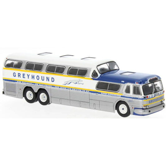 1956 GMC PD-4501 Scenicruiser "Greyhound "Super Scenicruiser" (Blue/White/Yellow)