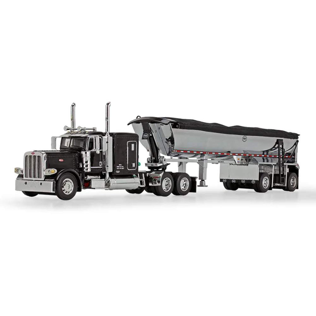 Peterbilt 389 w/MAC 'Simizer Round Bottom End Dump Trailer "MAC Trailer" (Black)