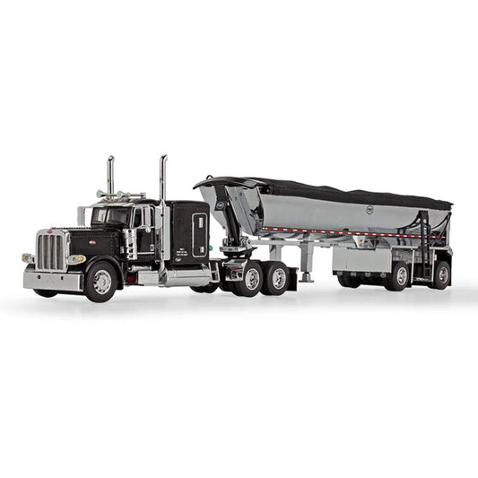 Peterbilt 389 w/MAC 'Simizer Round Bottom End Dump Trailer "MAC Trailer" (Black)