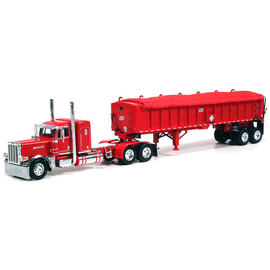 Peterbilt 389 Pride-N-Class w/East End Dump Trailer (Red)