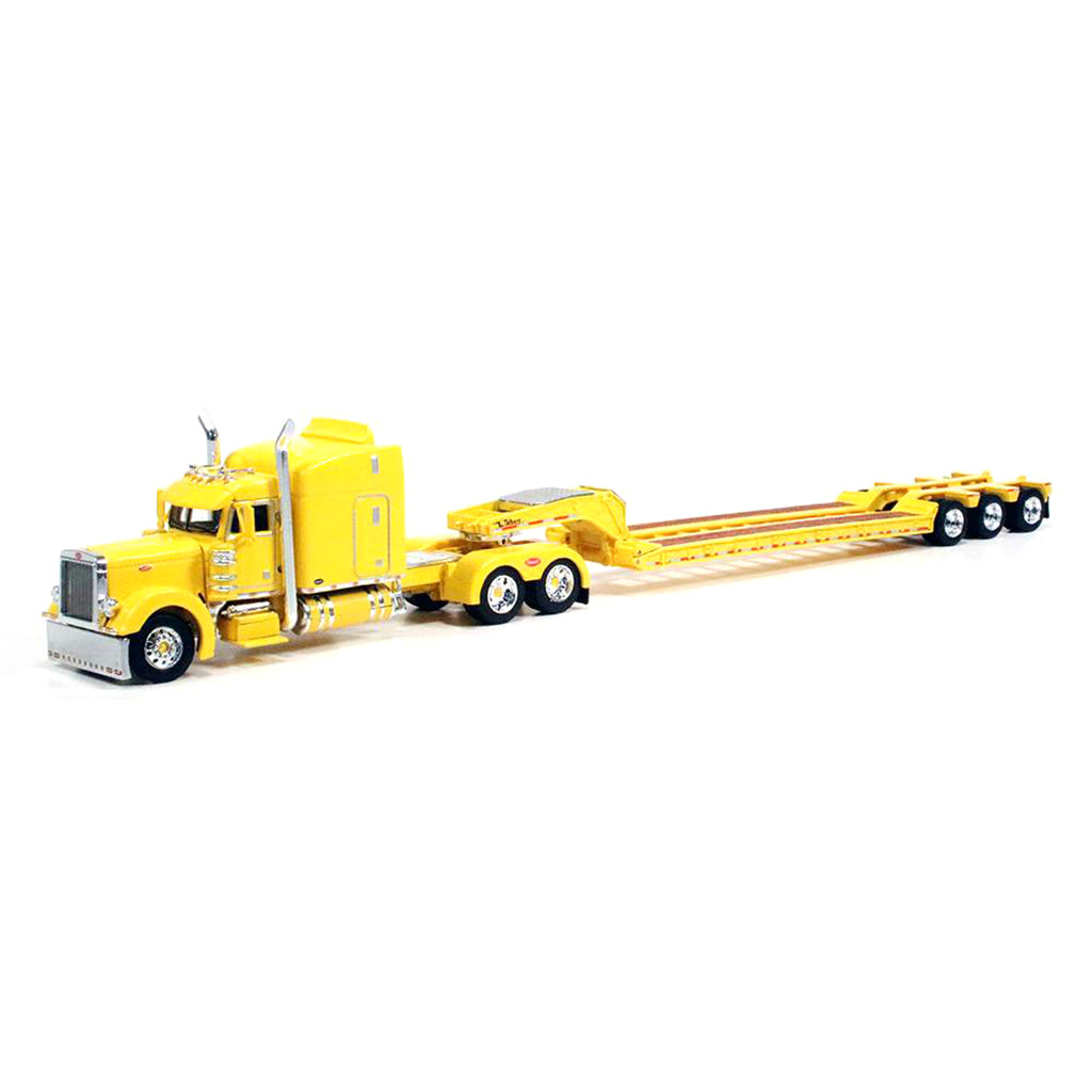 Peterbilt 379 w/Talbert Tri-Axle Lowboy Trailer (Yellow)