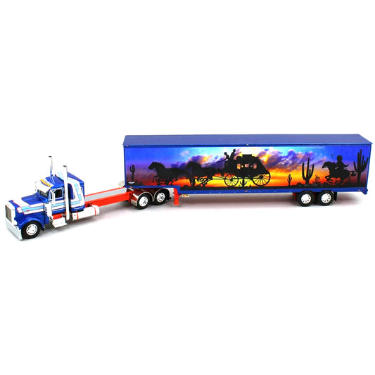 Peterbilt 389 w/53' Kentucky Moving Van Trailer (Stagecoach Mural)