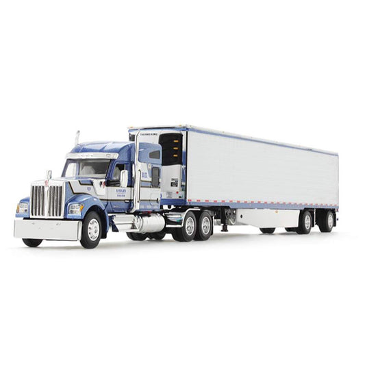 Kenworth W990 76" Mid-Roof Sleeper w/53' Utility Reefer Van Trailer "WD Potato Limited"