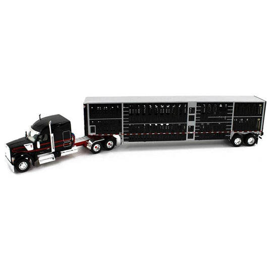 Kenworth W990 w/53' Wilson Silverstar Livestock Trailer (Black/Red)