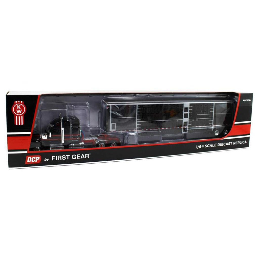 Kenworth W990 w/53' Wilson Silverstar Livestock Trailer (Black/Red)