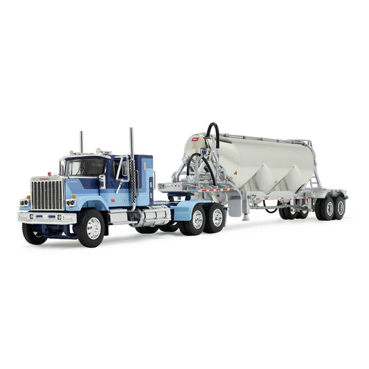 GMC General w/Heil 3-Bottom Pneumatic Tanker Trailer (Blue)