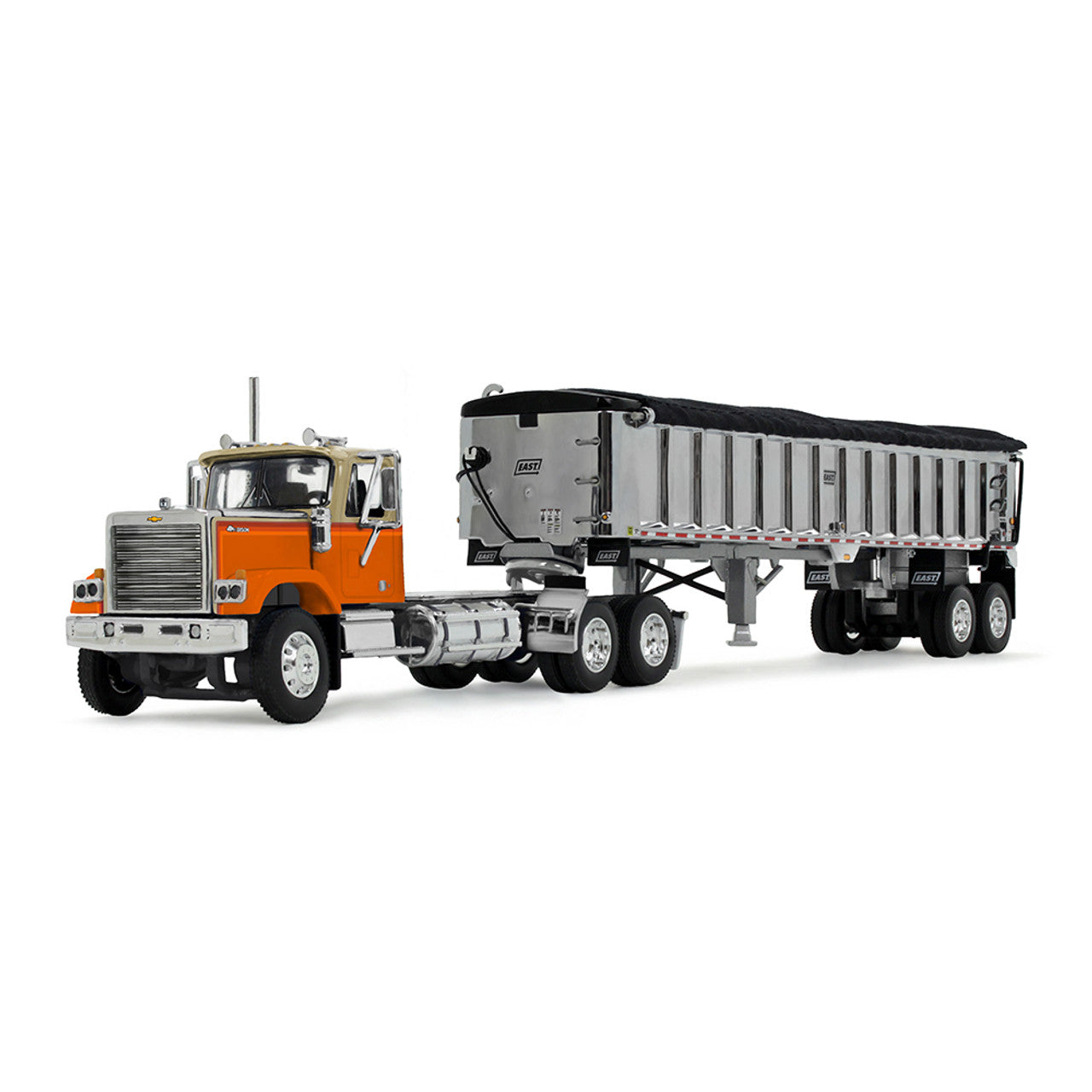 Chevrolet Bison w/East End Dump Trailer (Orange)