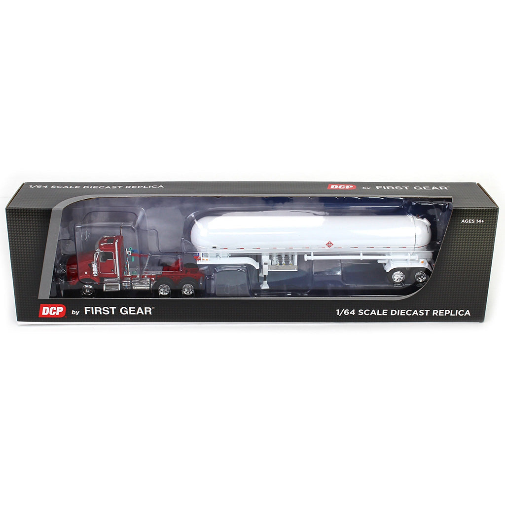 Kenworth T800 Day Cab w/Mississippi Liquefied Petroleum Tanker Trailer (Red/White)