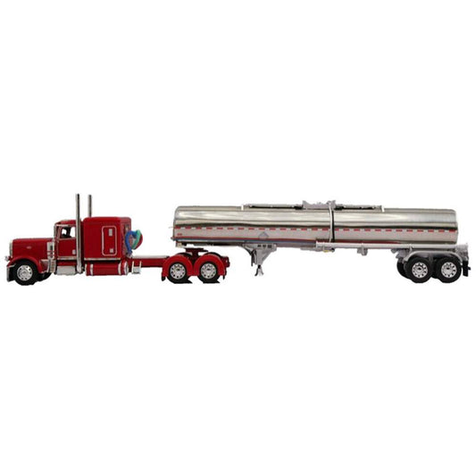 Peterbilt 389 w/Brenner Chemical Tanker Trailer (Red)