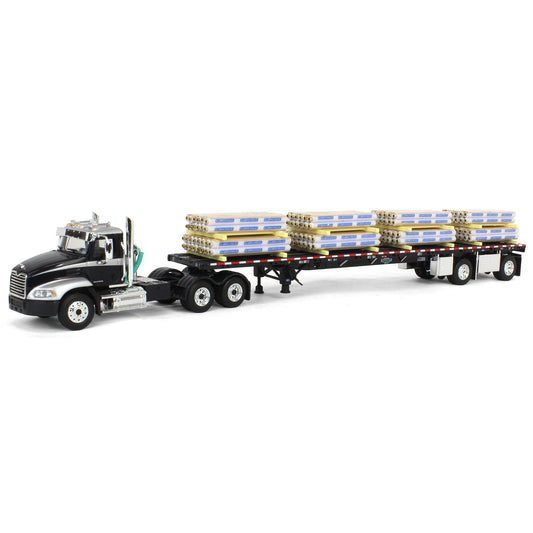 Mack Pinnacle Day Cab w/53' Wilson Roadbrute Flatbed Trailer "Carlisle"