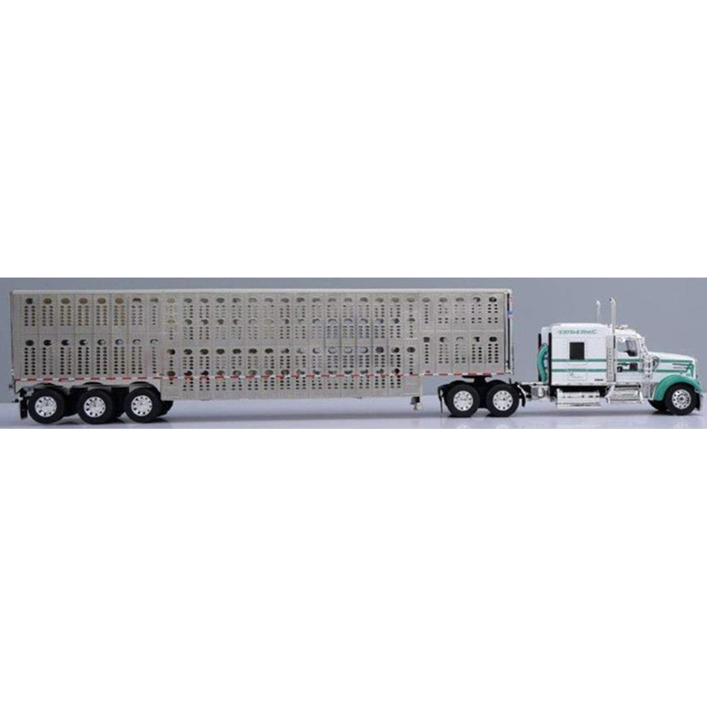 Kenworth W900L w/53' Wilson Silverstar Tri-Axle Livestock Trailer "V-Y Trucking"