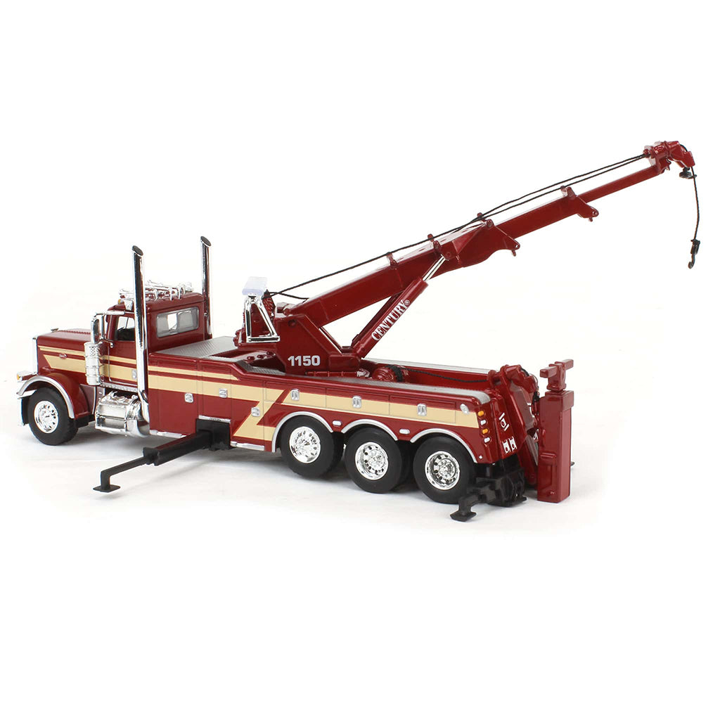 Peterbilt 389 Miller Century 1150 Rotator Tri-Axle Wrecker/Tow Truck (Red/Tan)