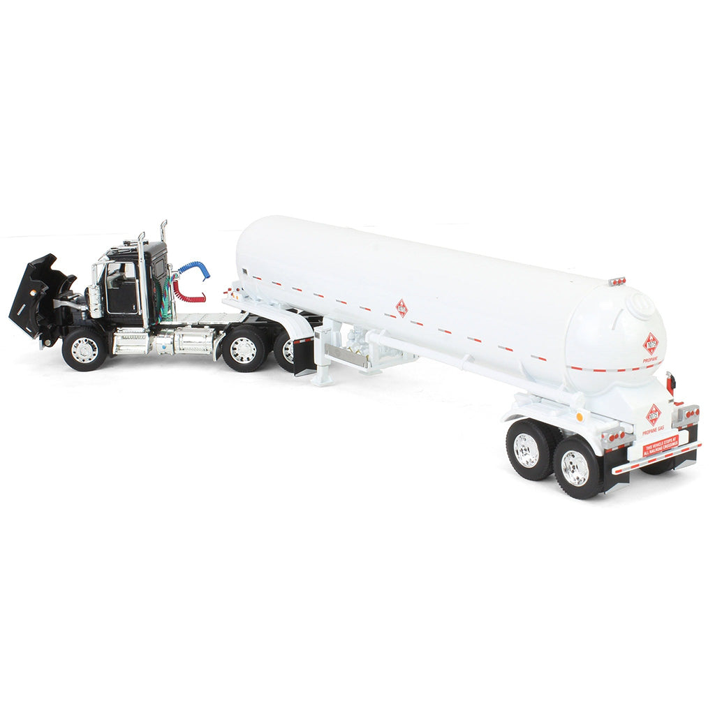 Kenworth T800 Day Cab w/Mississippi Liquefied Petroleum Tanker Trailer (Black/White)