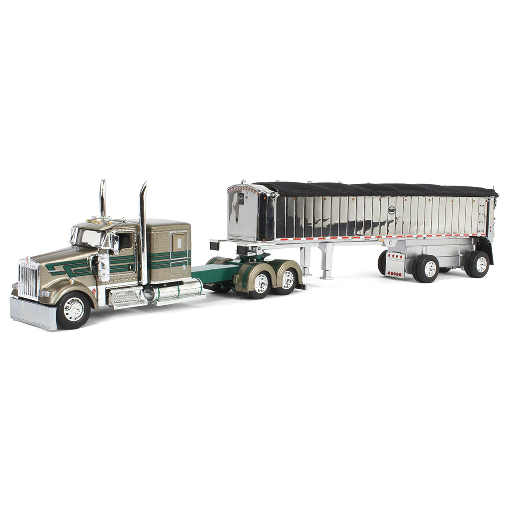 Kenworth W900L w/MAC Coal Square Bottom Spread-Axle End Dump Trailer "D&D Hauling & Excavating"