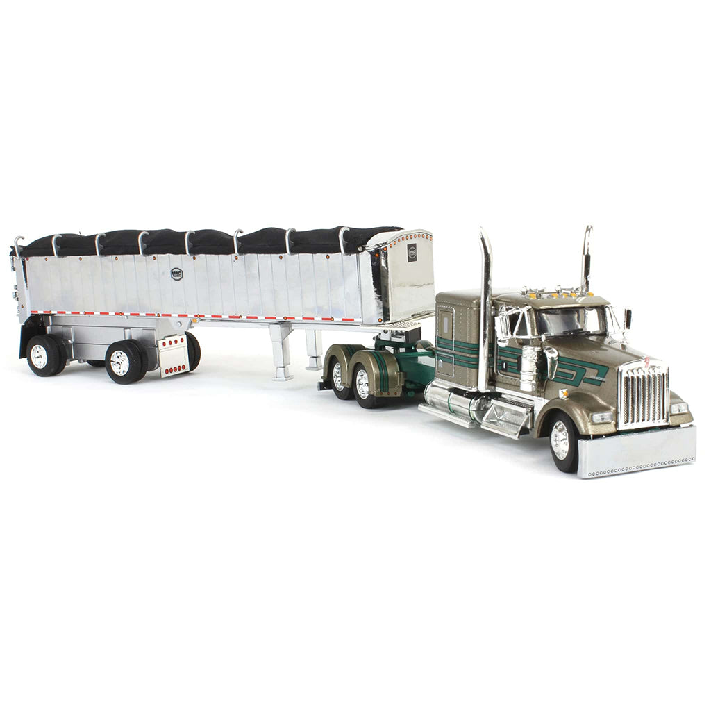 Kenworth W900L w/MAC Coal Square Bottom Spread-Axle End Dump Trailer "D&D Hauling & Excavating"