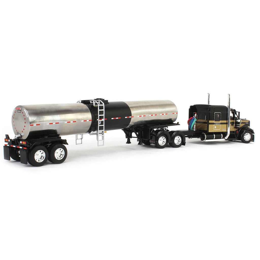 Kenworth W900L w/Brenner Chemical Tanker Trailer (Black/Gold)