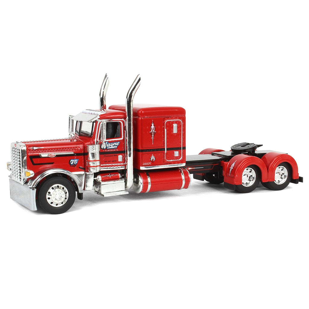 Peterbilt 389 w/Heil Petroleum Tanker Trailer "Wayne Transports - Ole Red" (Red/Chrome)