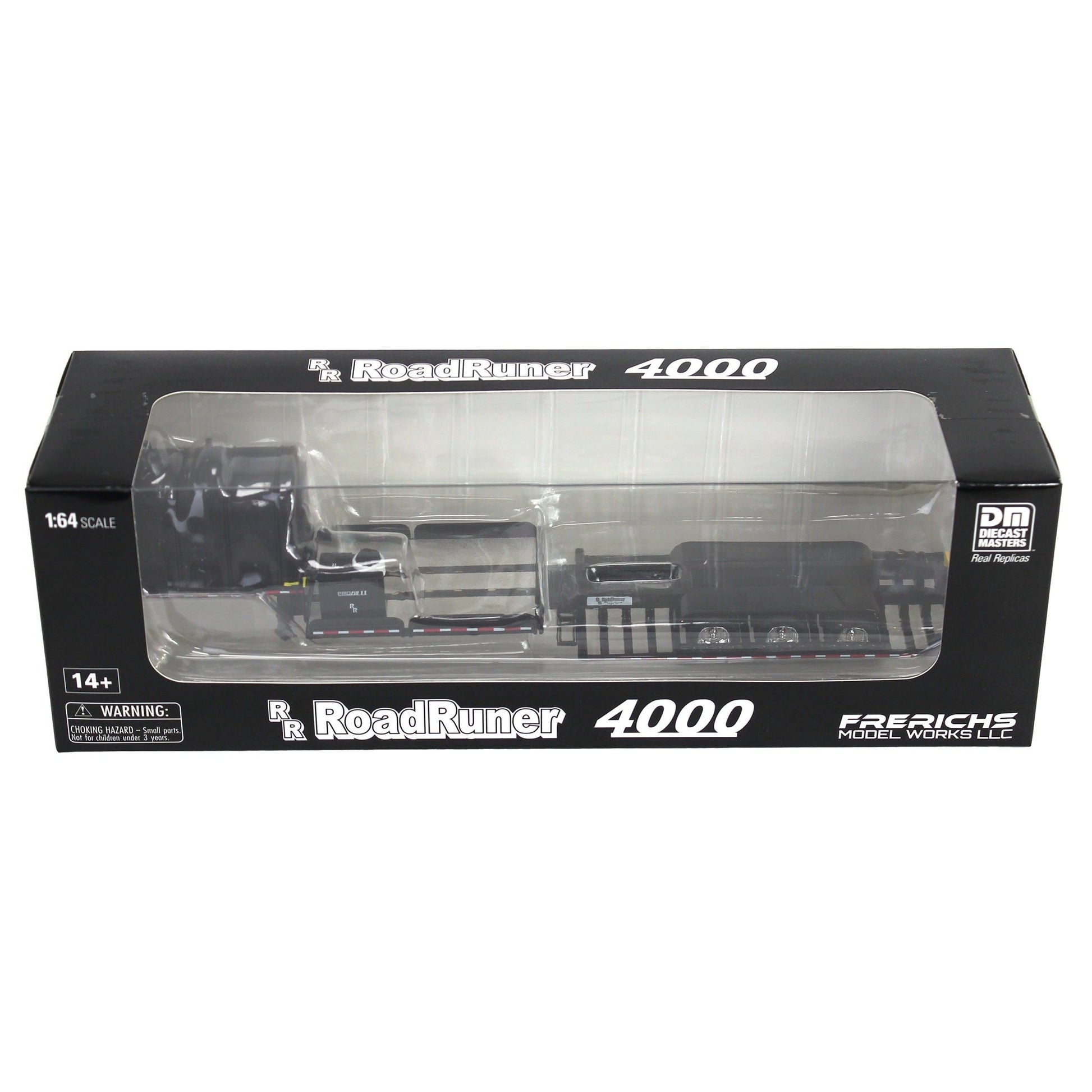 Model trailer in packaging with 'RoadRuner 4000' branding on a white background
